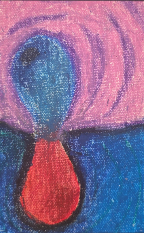 Abstract Canvas Art Print – Tear Drop Energy | Authentic CPA Artist - Authentic CPA Artist
